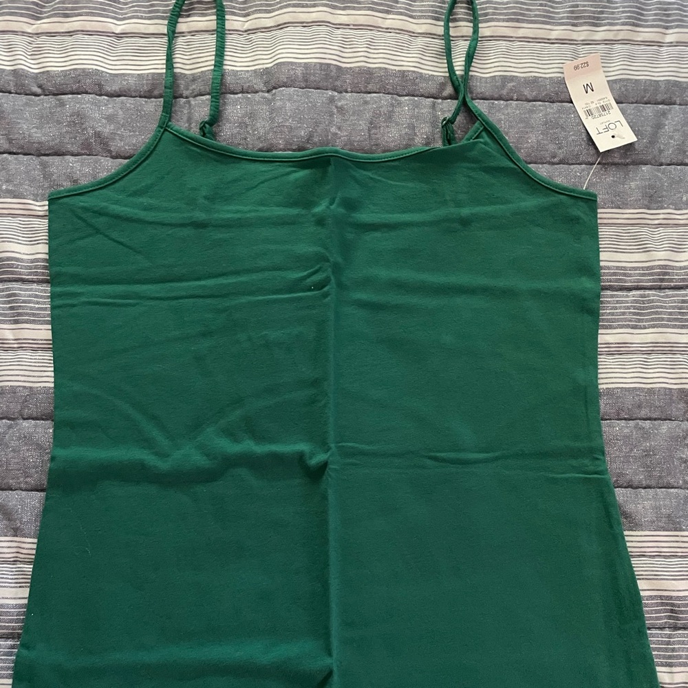 NWT Loft Cami Top - Green
